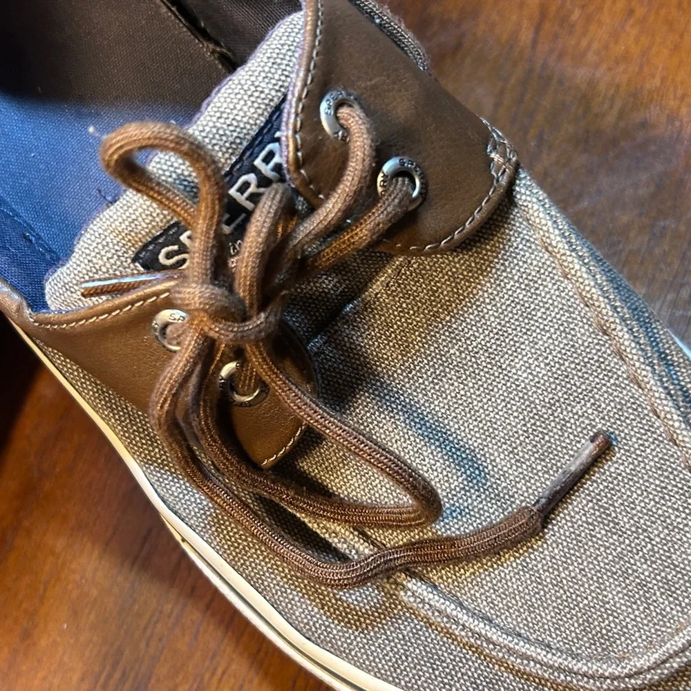 Sperry Men's Brown and Gray Boat Shoes